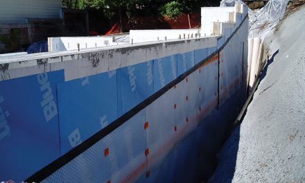Waterproofing for ICF Structures