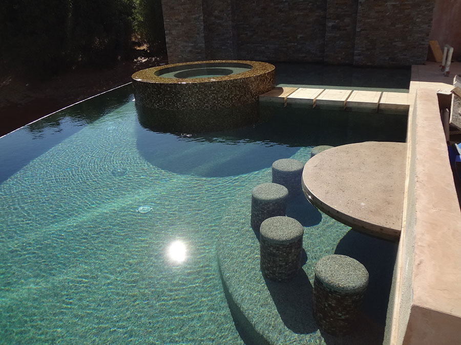 above ground icf pool