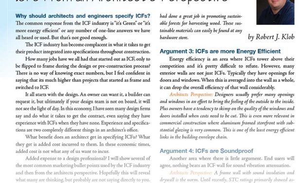 ICFs From an Architects Perspective