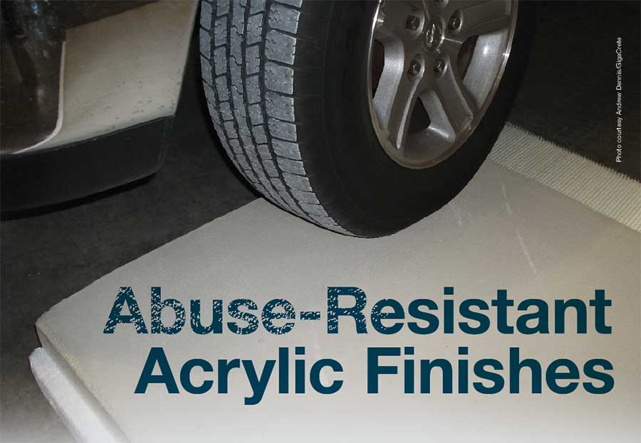Abuse-Resistant Acrylic Finishes