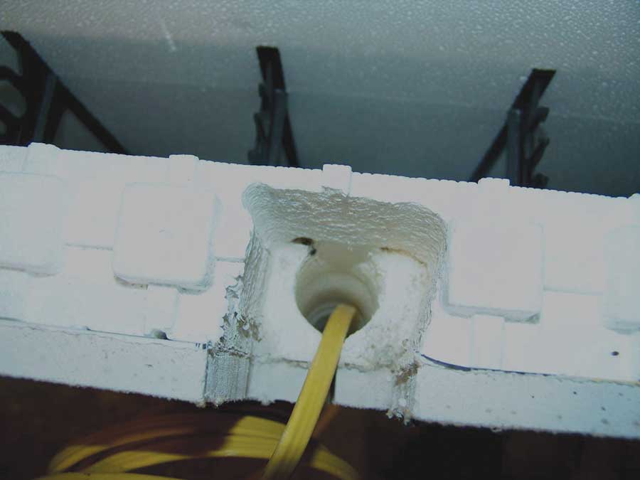 Installing Utilities After The Drywall, How To Install Electrical Wiring In Icf Walls