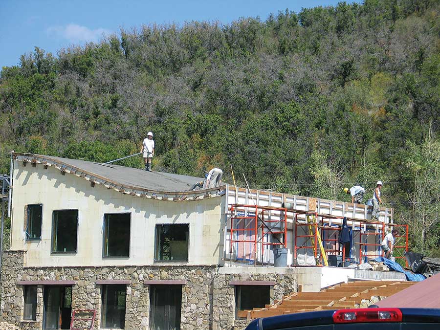 Sloped or Pitched Concrete Roofs